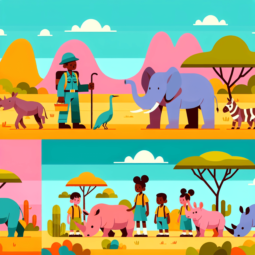Animal Rescue Safari DIY Paint By Numbers