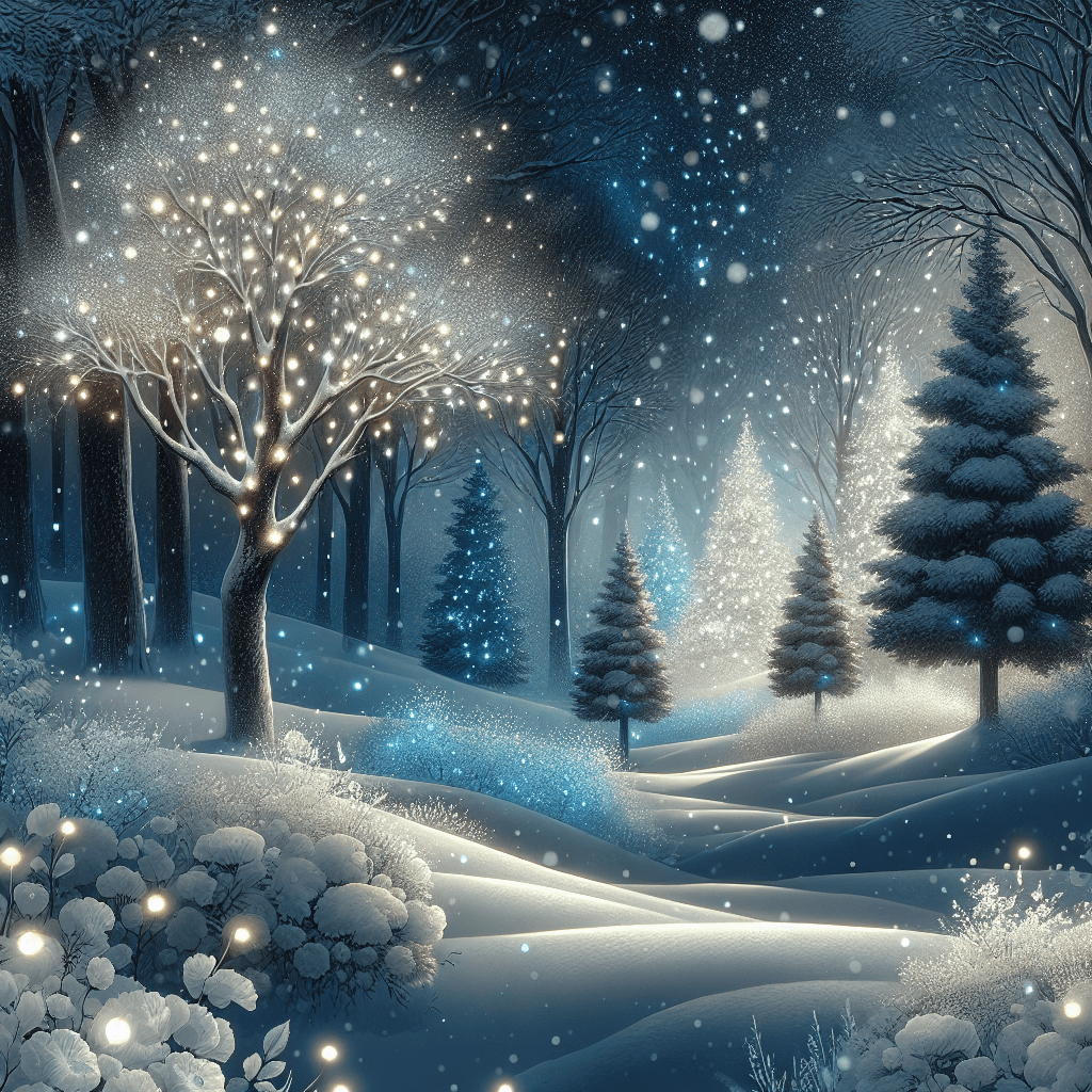 Twinkling Winter Wonderland Paint By Numbers Kits