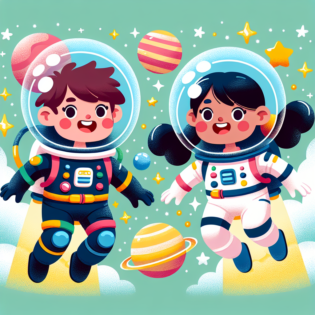 Curious Space Explorers Number Painting