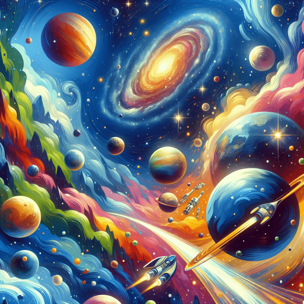 Celestial Galaxy Exploration Painting Number Kit