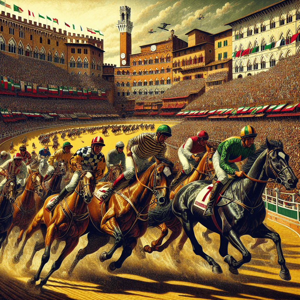 Il Palio - Siena, Italy Paint By Color