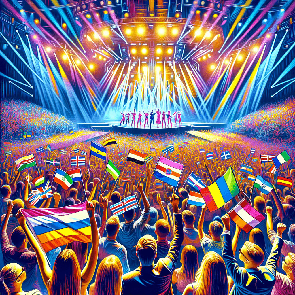 Eurovision Song Contest - Europe Paint By Color