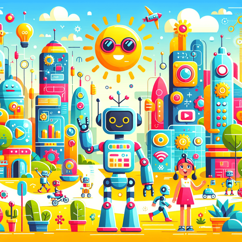 Exciting Robot Adventures DIY Paint By Numbers