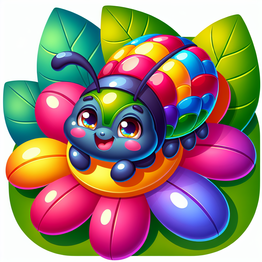 Charming Beetle Paint By Number