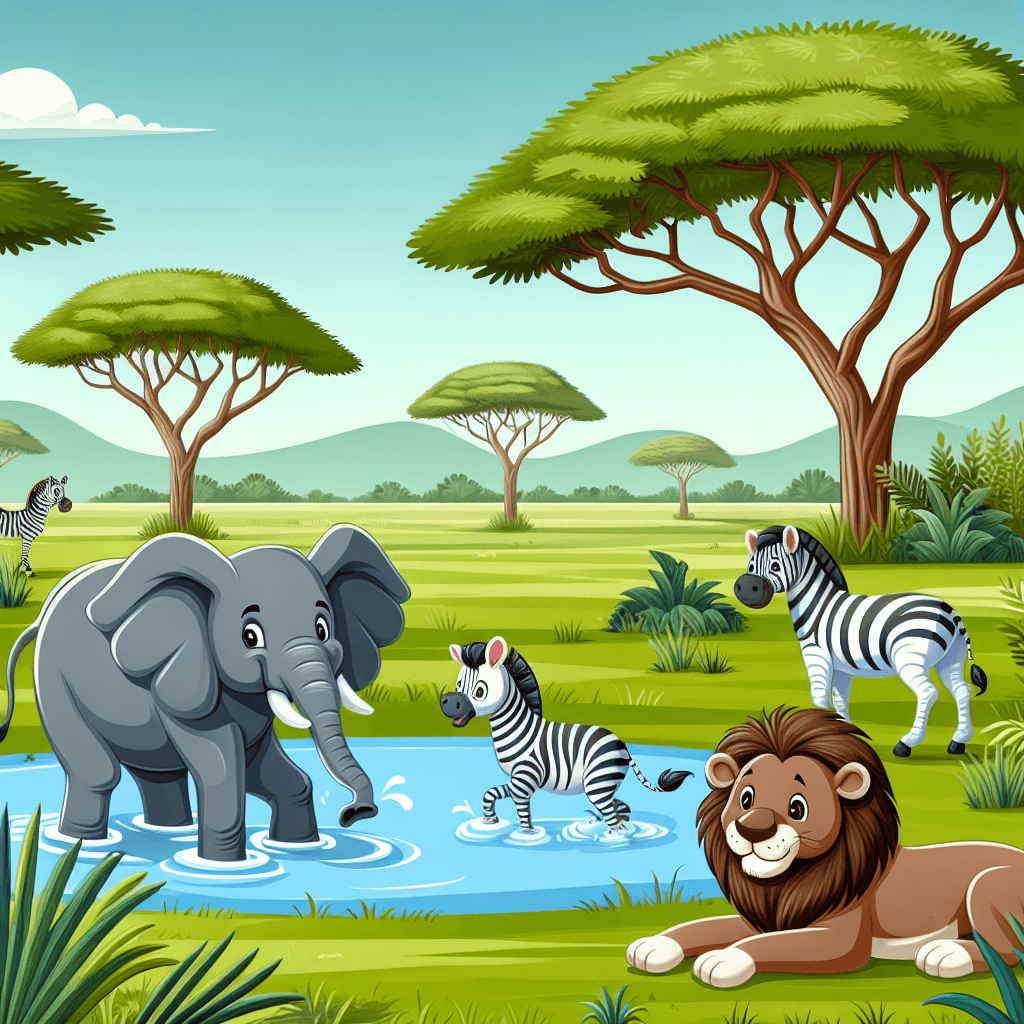 Creative Animal Safari Paint By Color