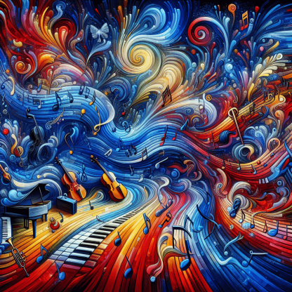 Music's Melodic Journey Painting By Numbers Kit