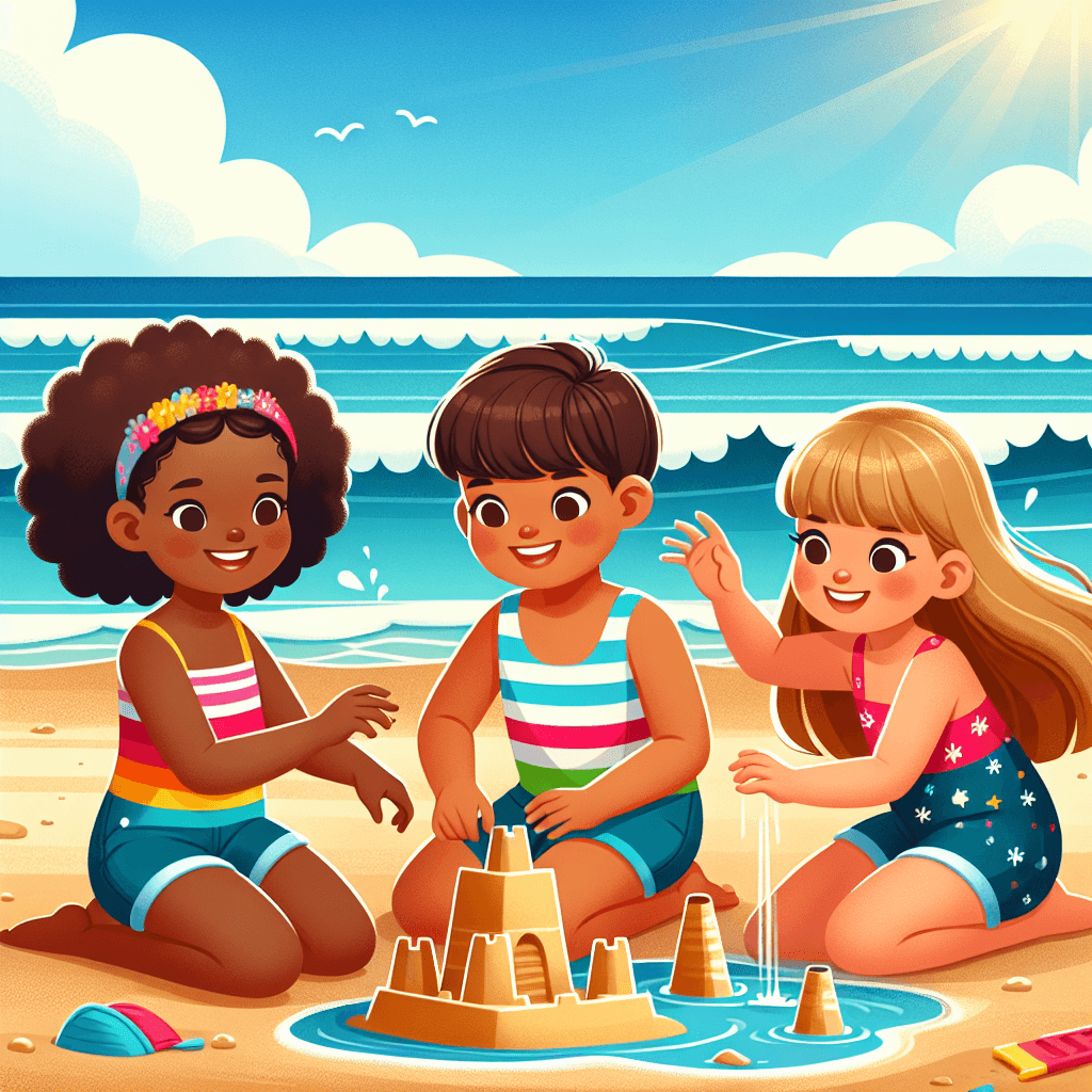 Fun At The Beach Numbered Painting Kits