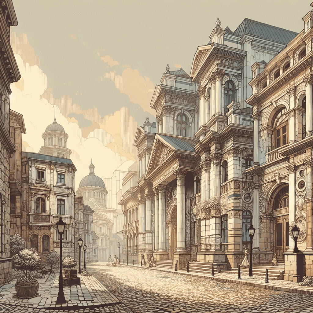 Historic City Romance Paint By Number