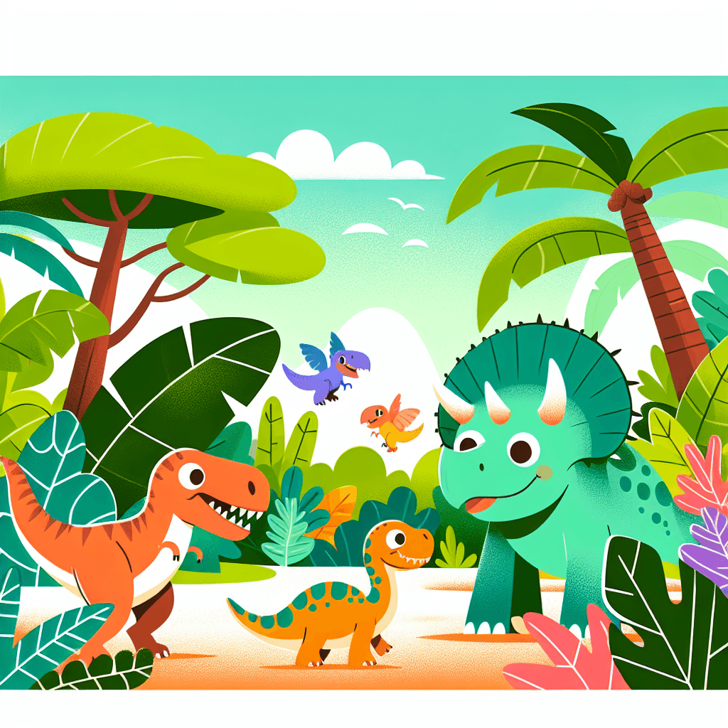 Dinosaurs In The Wild Paint By Number
