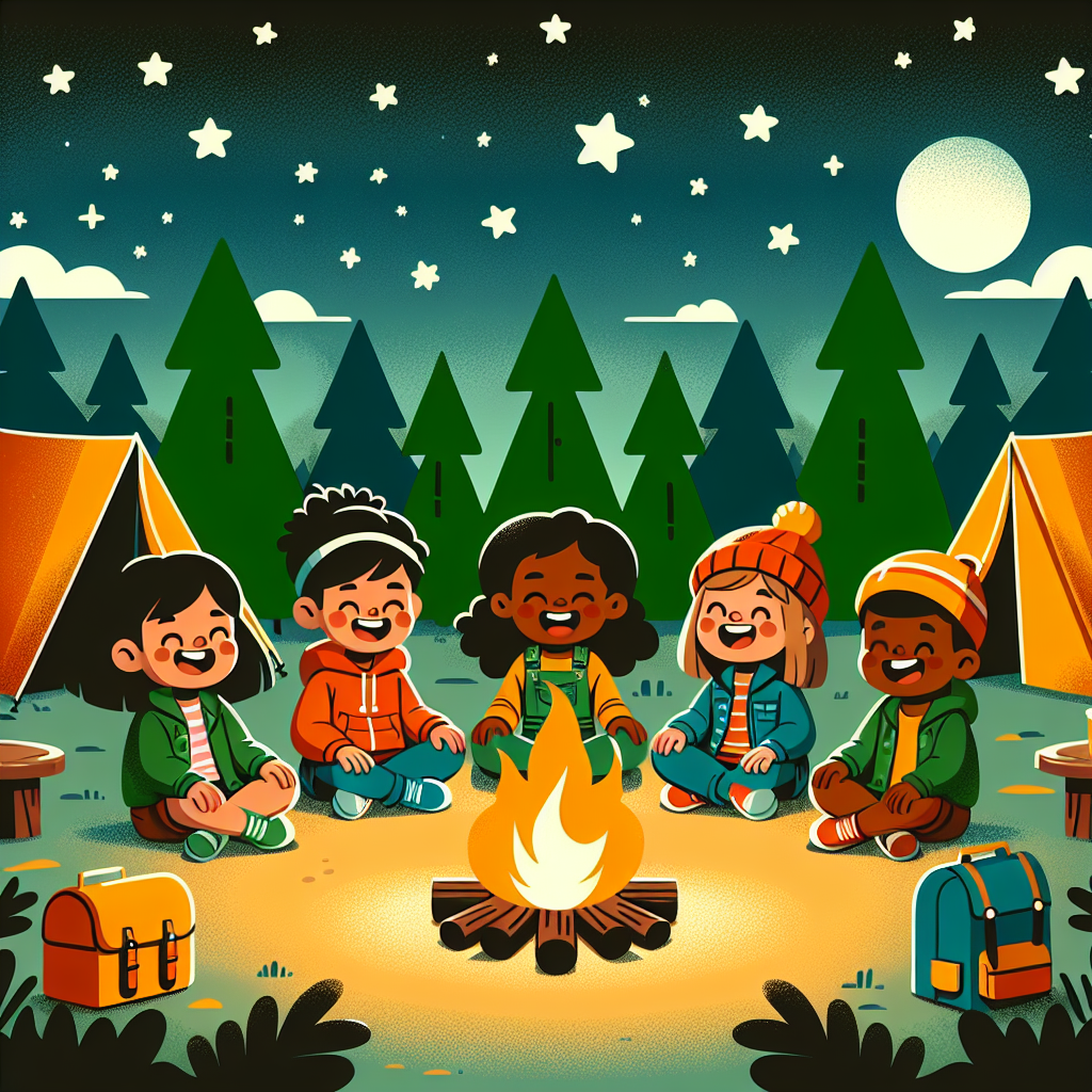 Happy Camping Day Painting By Numbers Kit