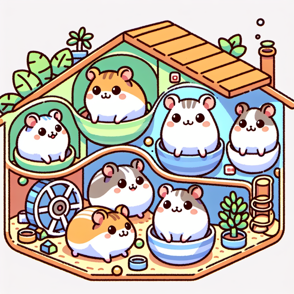 Hilarious Hamster Hideout Paint By Number