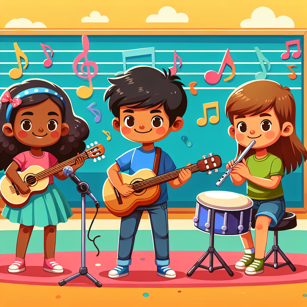 Joyful Music Band Paint By Color