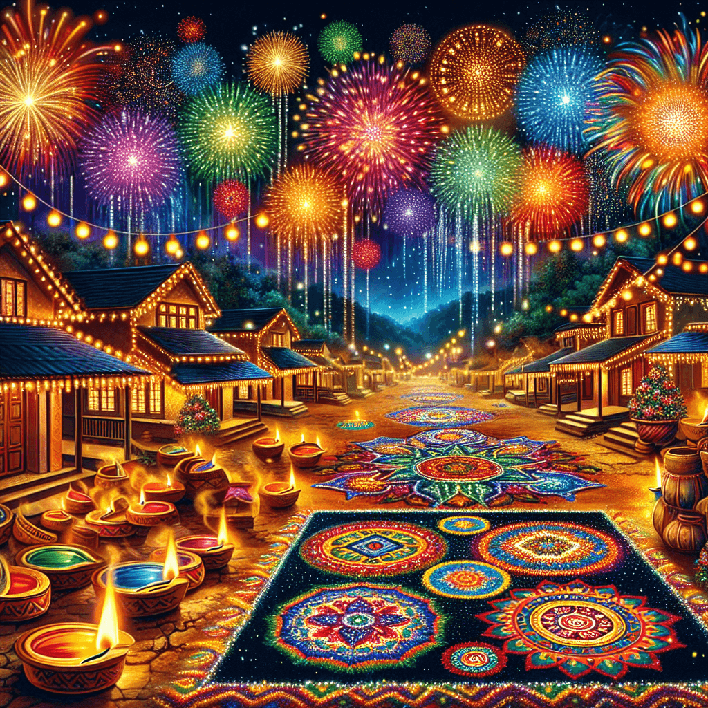 Diwali Festival - New Delhi Paint By Number