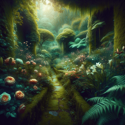 Enchanted Garden Hideaway DIY Paint By Numbers