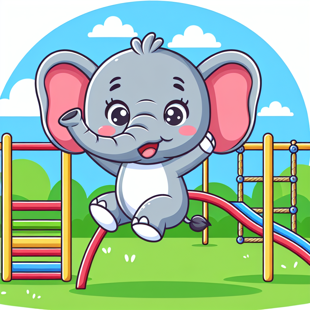 Jungle Gym Elephant Numbered Painting Kits