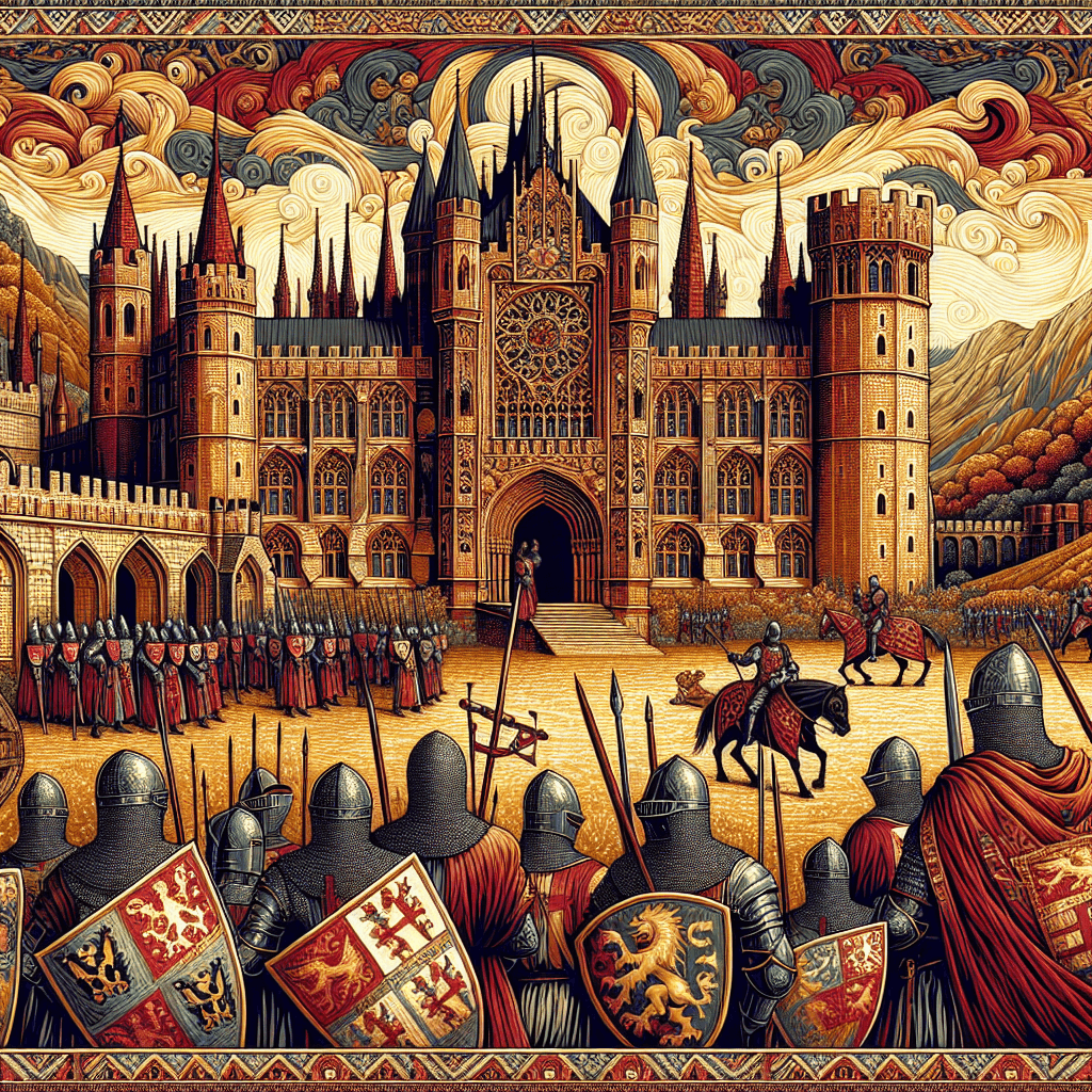 Medieval Kingdom's Splendor Painting By Numbers Kit