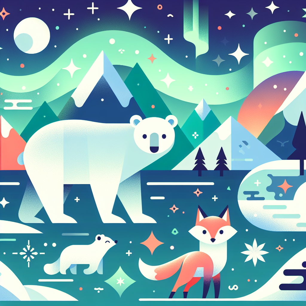 Winter's Magical Aurora Painting Number Kit