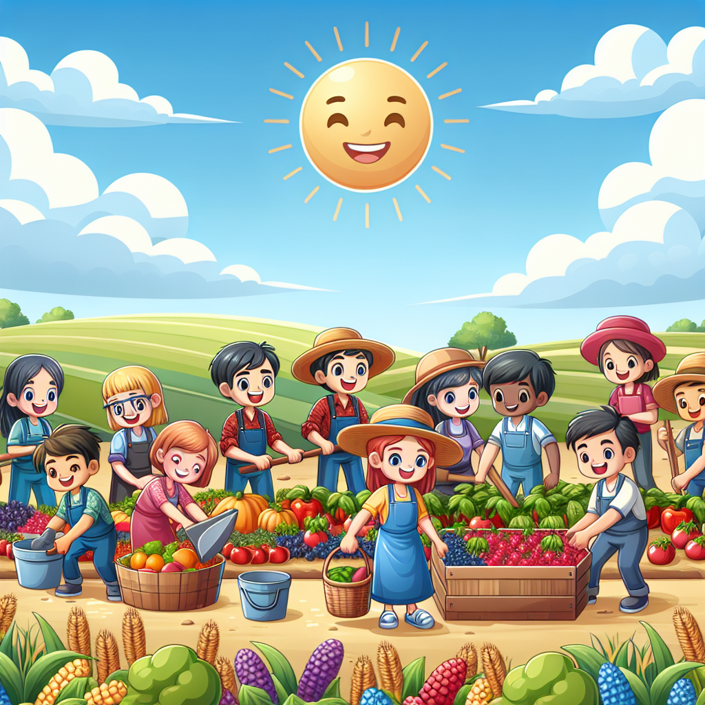 Hearty Harvest Helpers Painting Number Kit