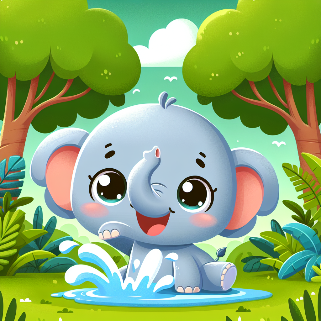Adventurous Baby Elephant Paint By Numbers