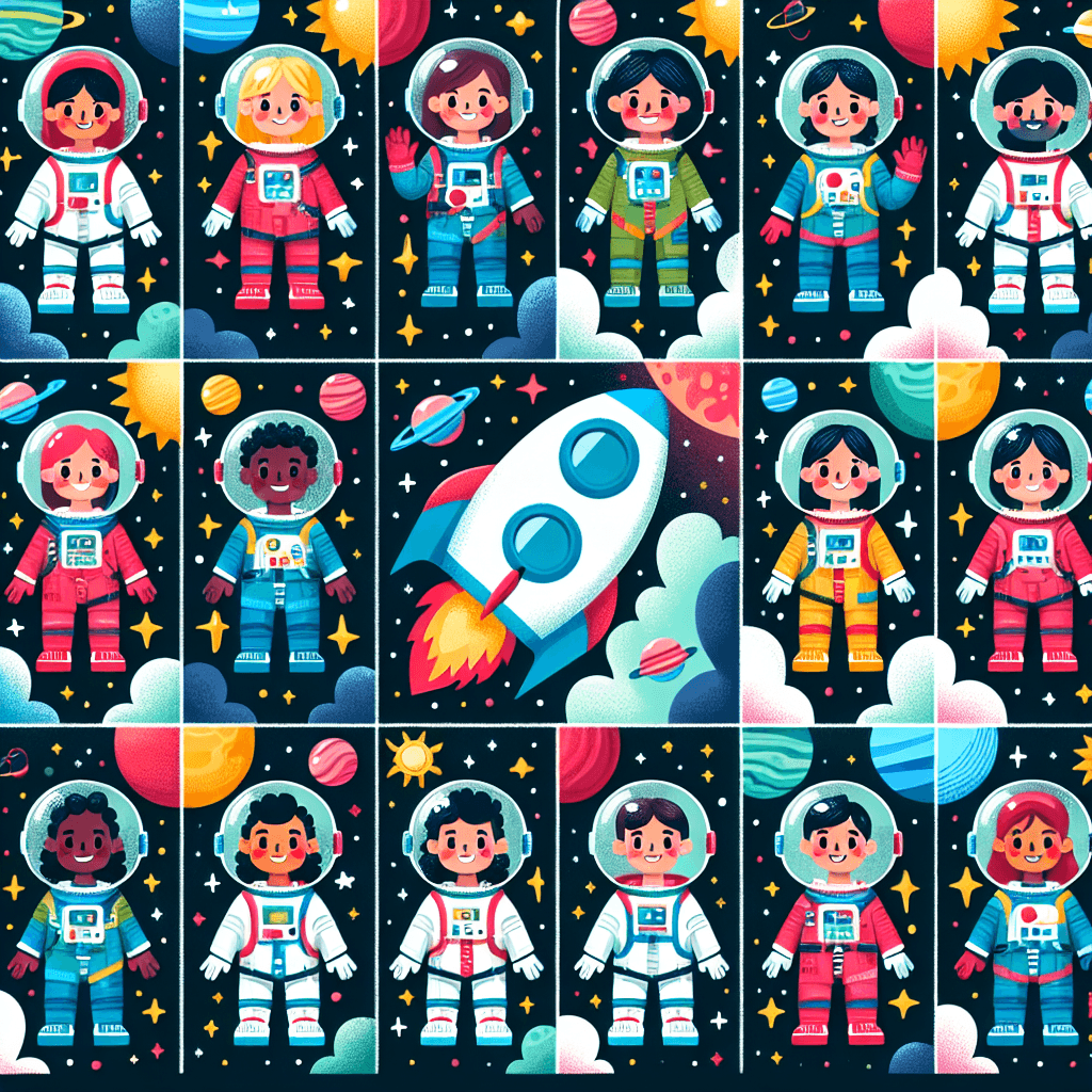 Space Expedition Numbered Painting Kits