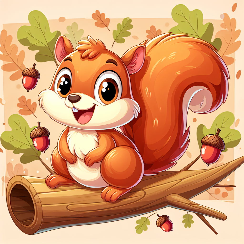 Adorable Squirrel Painting By Numbers Kit