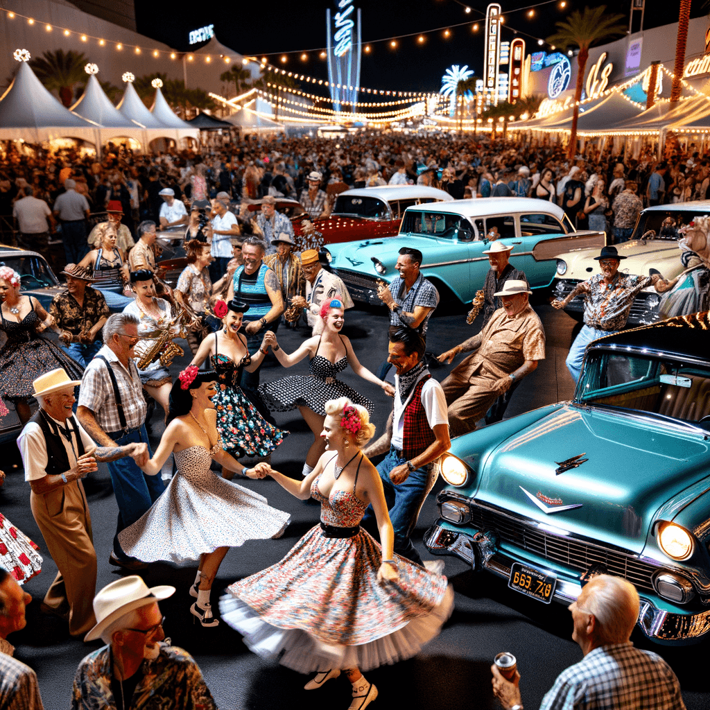 Viva Las Vegas Rockabilly Weekend Number Painting