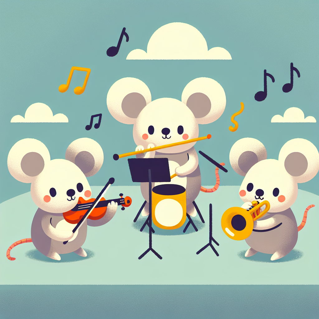 Musical Mice Numbered Painting Kits