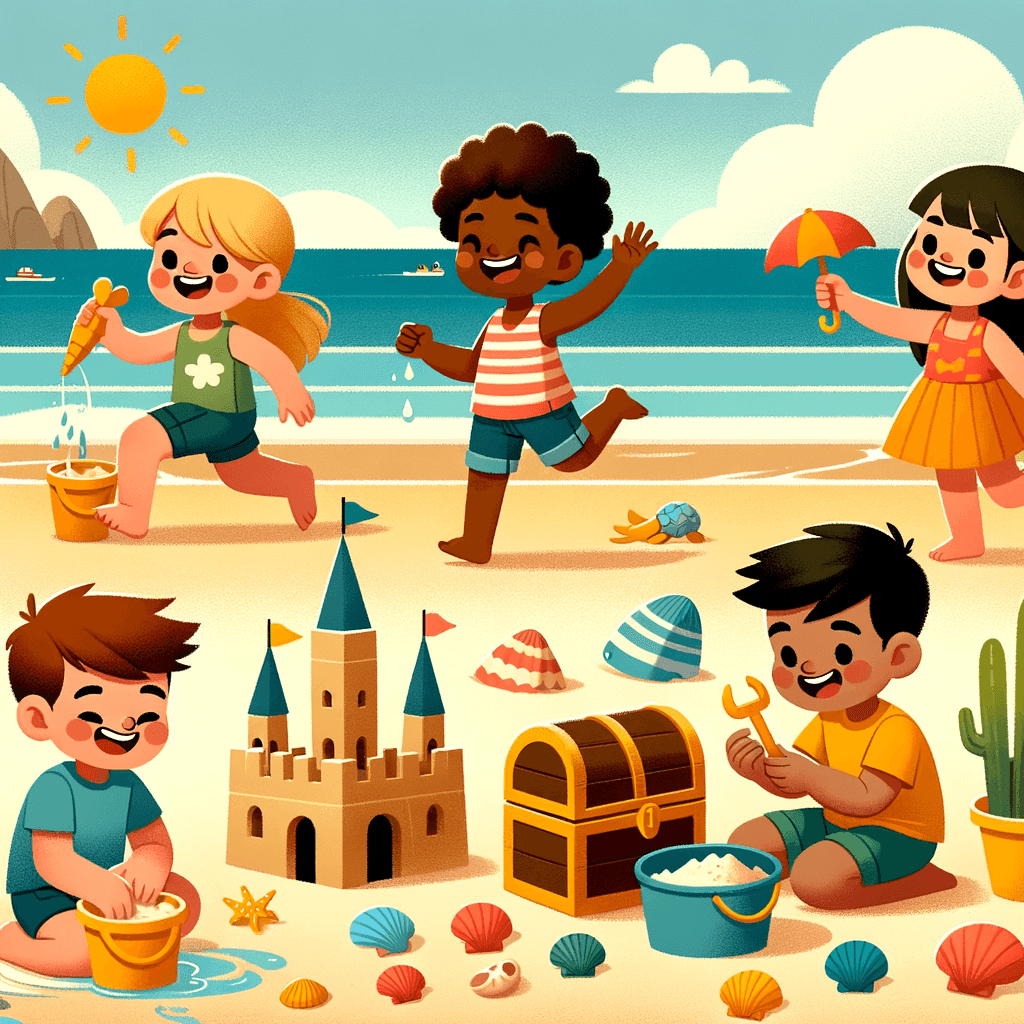 Seaside Treasure Hunt Paint By Color