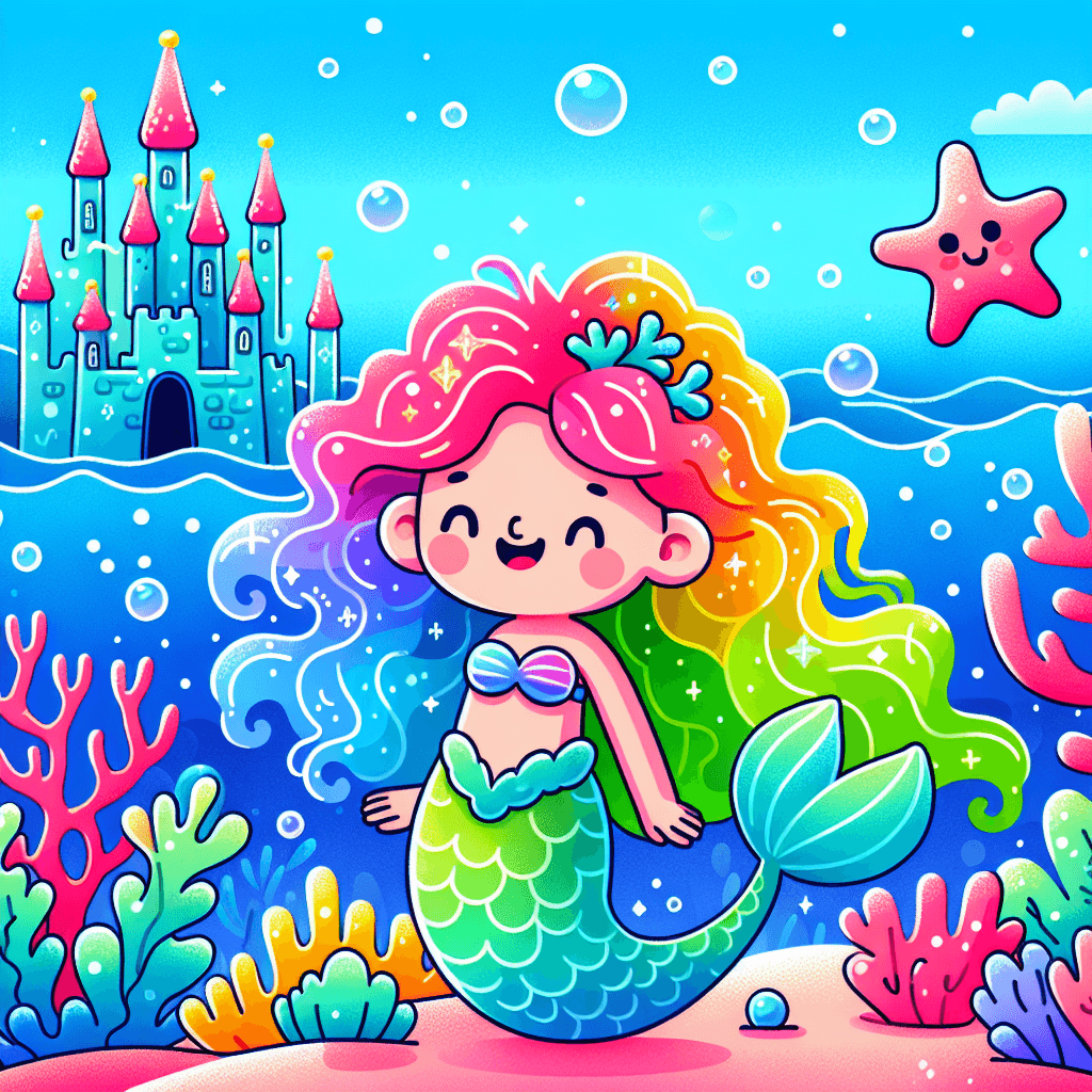 Underwater Mermaid Palace Paint By Number