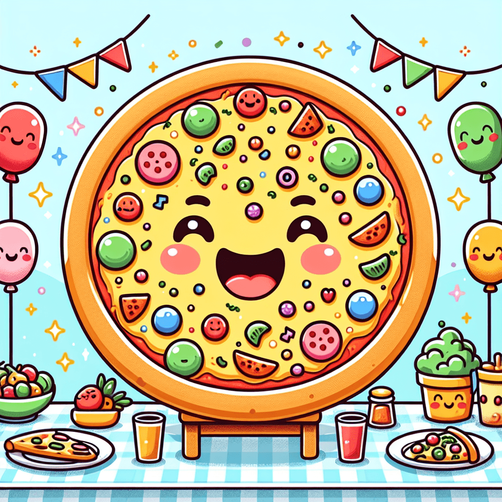 Cheerful Pizza Party Paint By Numbers Kits