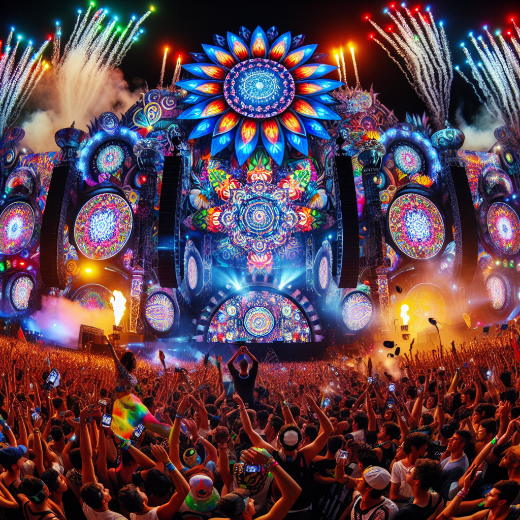 Electric Daisy Carnival (EDC) - USA Paint By Color