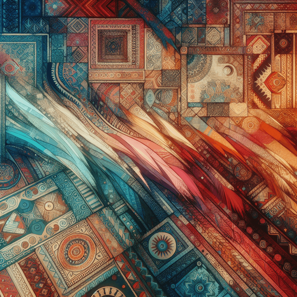 Bohemian Textile Dream Painting Number Kit
