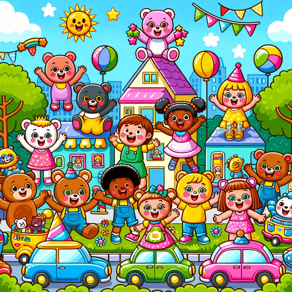Delightful Toyland Adventure Painting By Numbers Kit