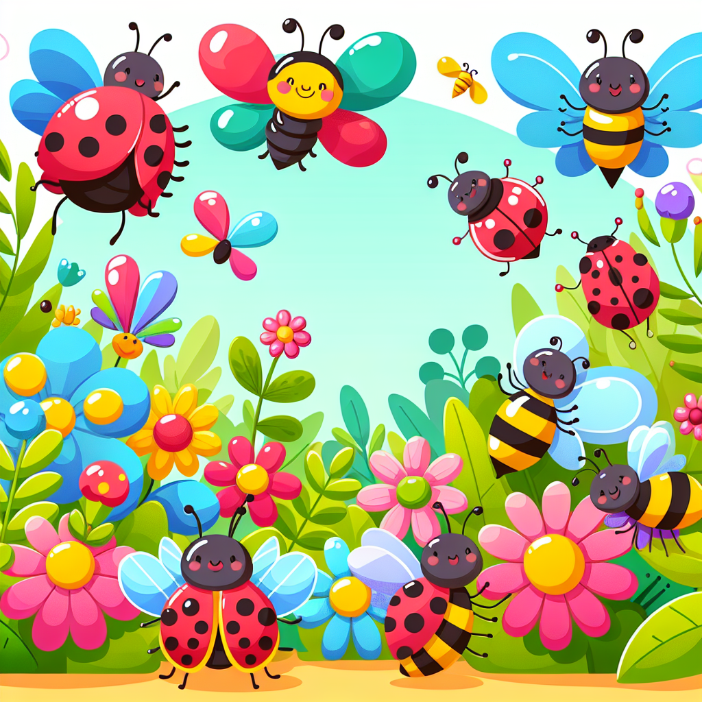 Creative Insect World Paint By Color