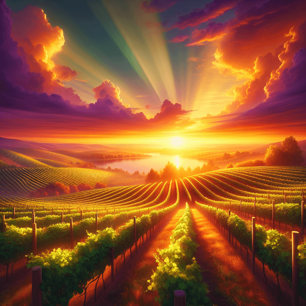 Golden Horizon Vineyard Paint By Numbers Kits