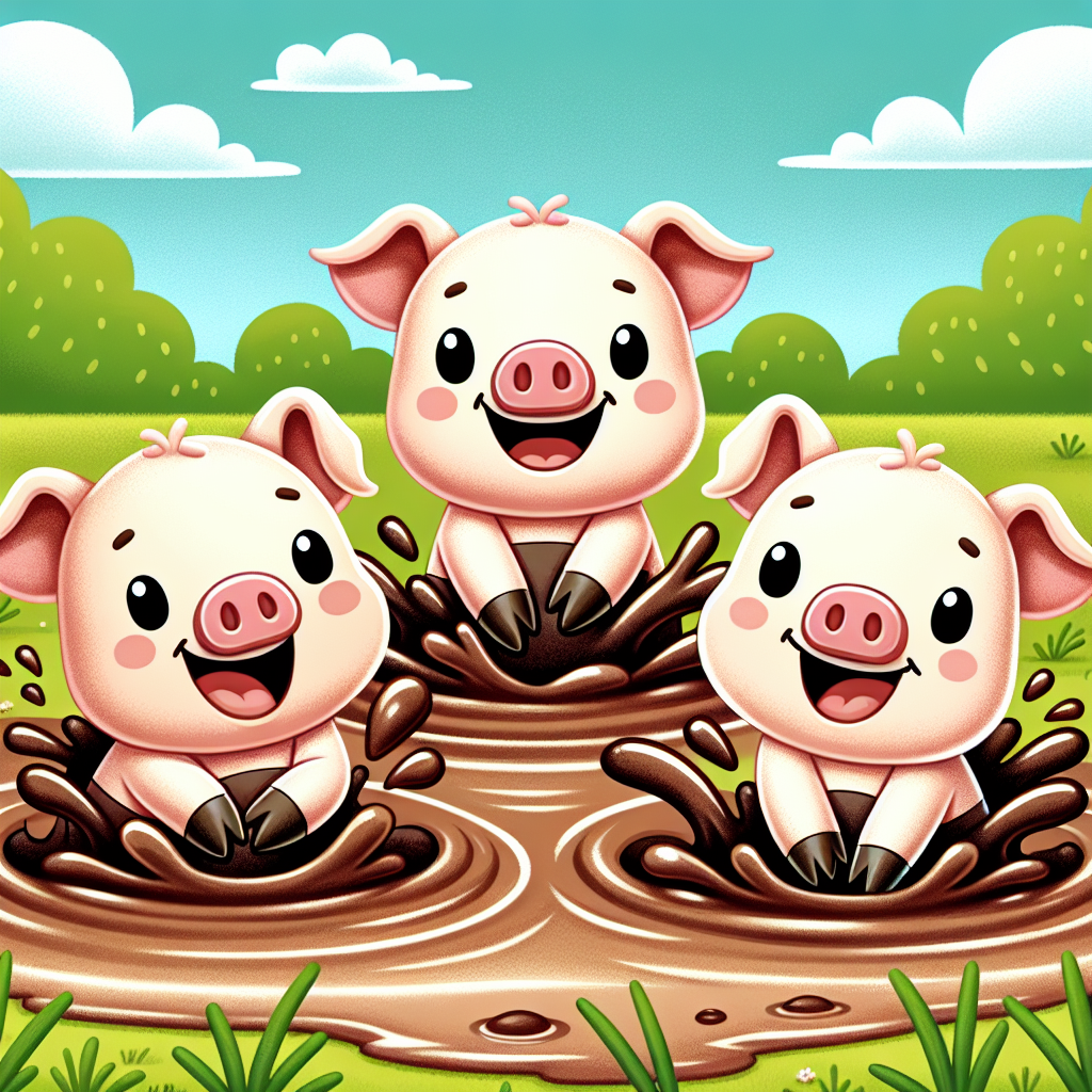 Playful Piglets Painting By Numbers Kit