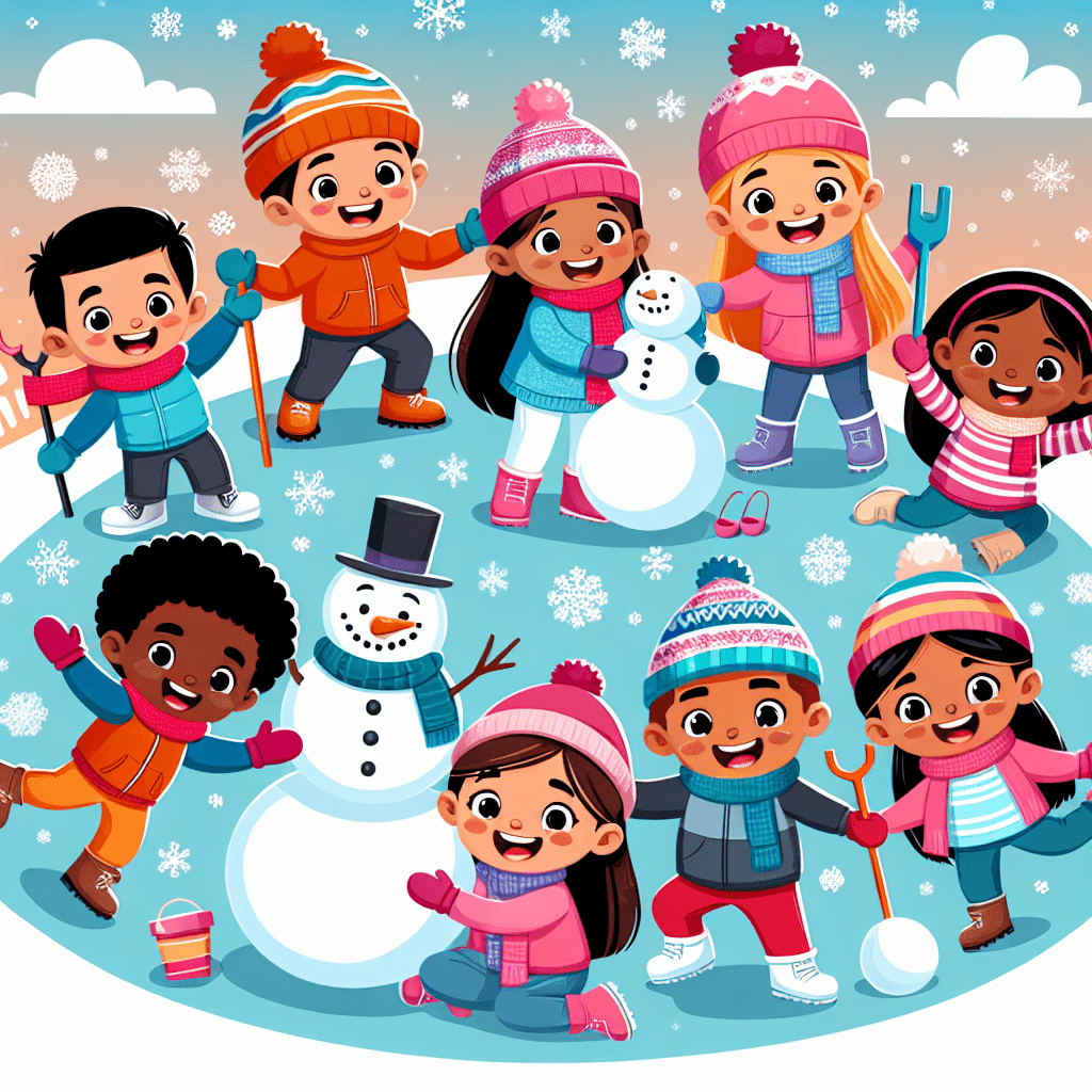 Silly Snowy Adventure Paint By Numbers Kits
