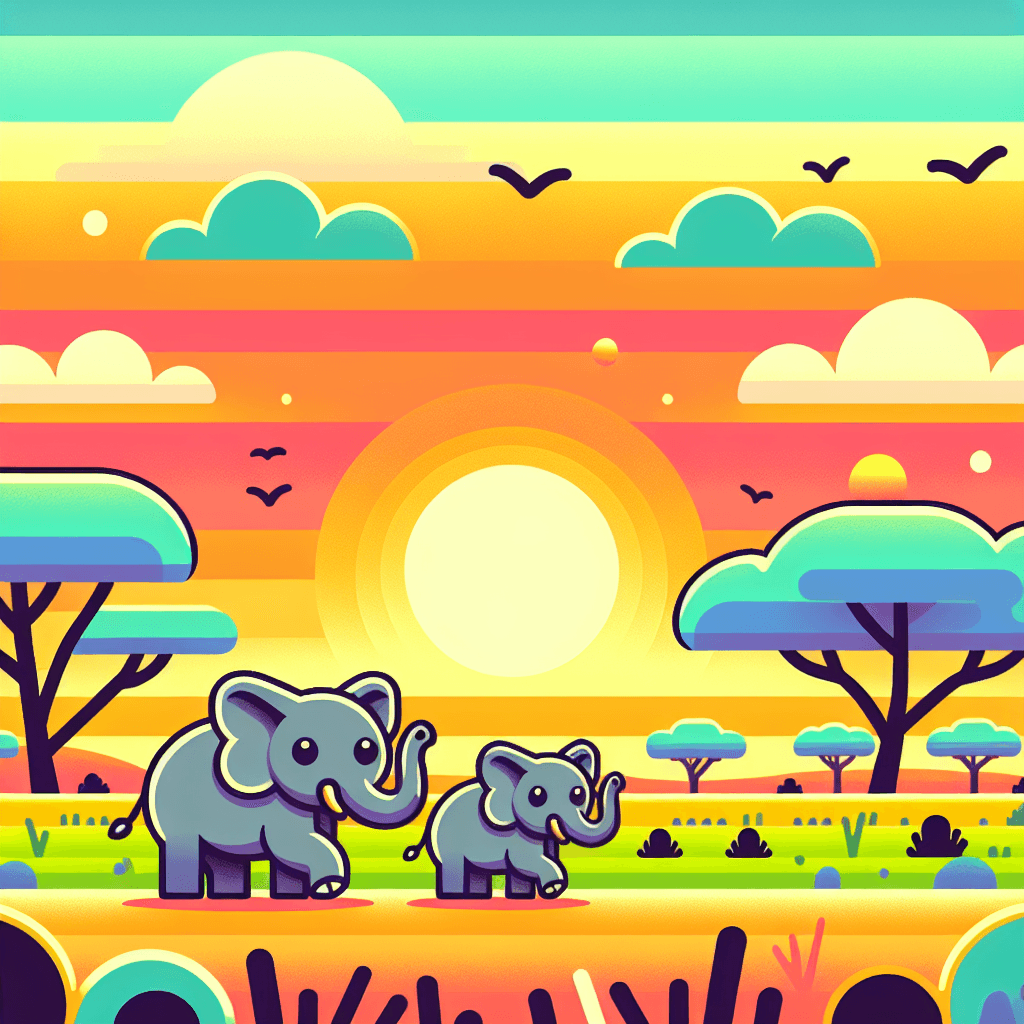 Cheerful Elephant Parade Painting Number Kit