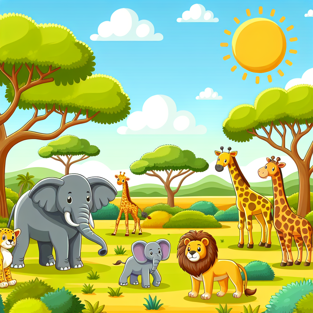 The Safari Expedition Paint By Color