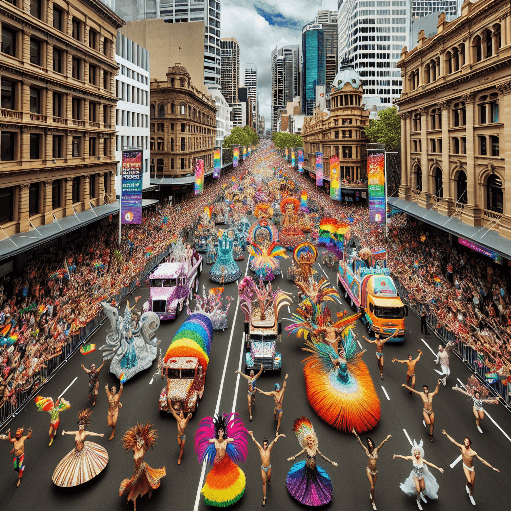 Mardi Gras - Sydney DIY Paint By Numbers