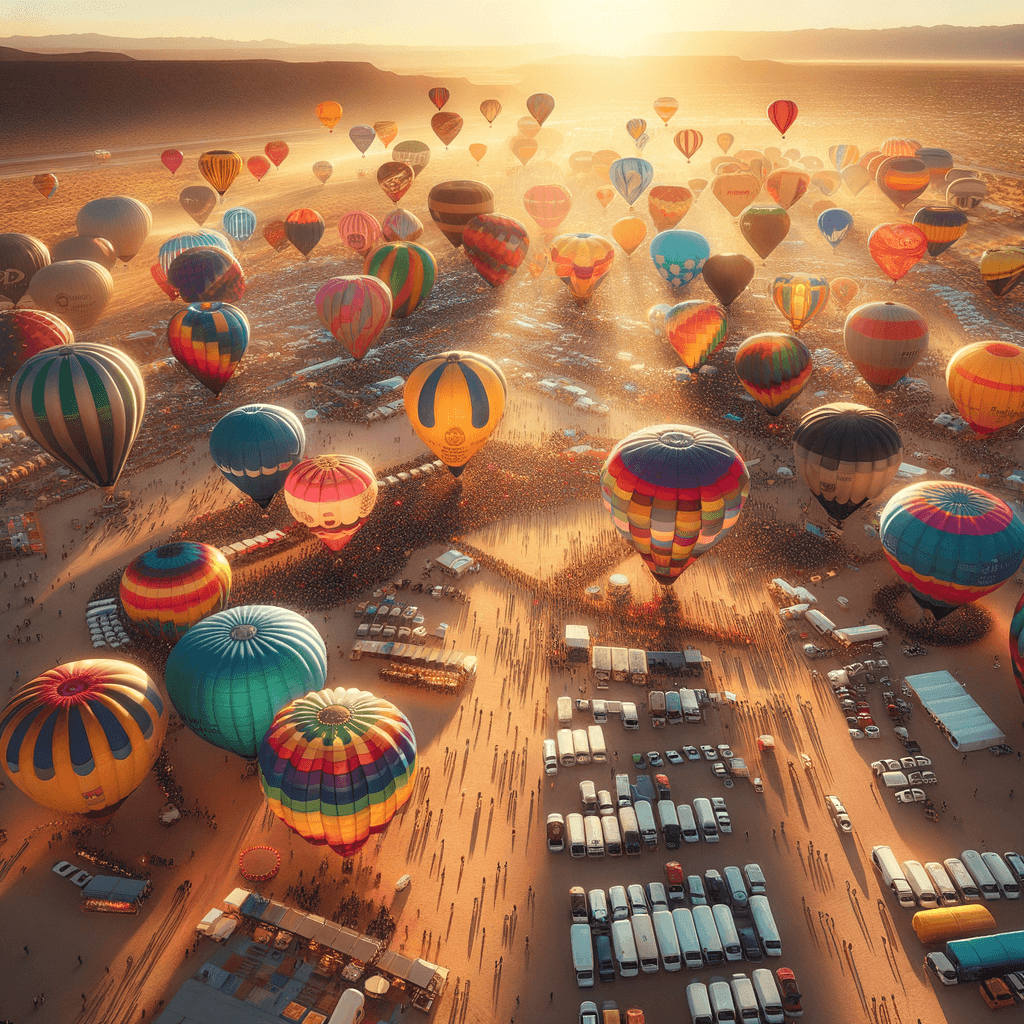 The Albuquerque International Balloon Fiesta - USA Painting By Numbers Kit