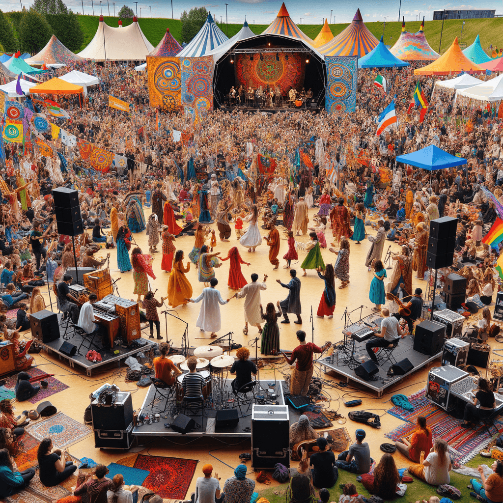 WOMAD - Charlton Park Number Painting