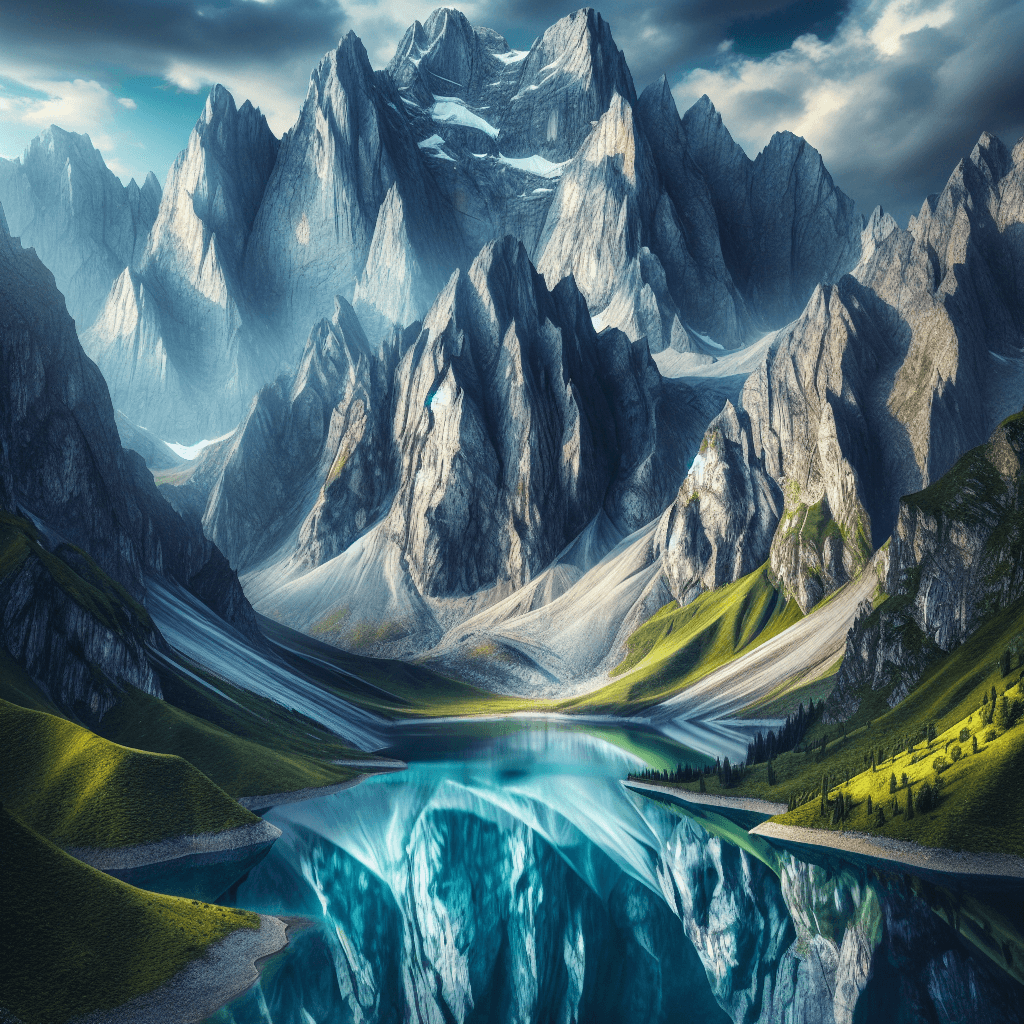Serene Mountain View Paint By Number