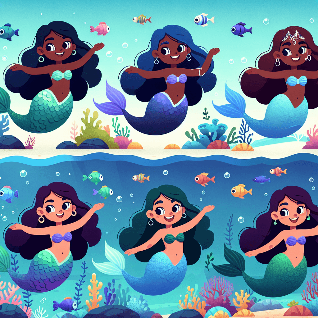 Underwater Fairy Tales Painting By Numbers Kit