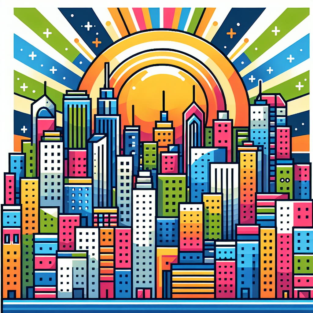 City Skyline Wonders Paint By Numbers