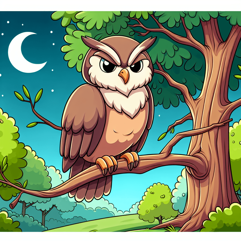 Hoot Owl's Wisdom Tree Painting By Numbers Kit