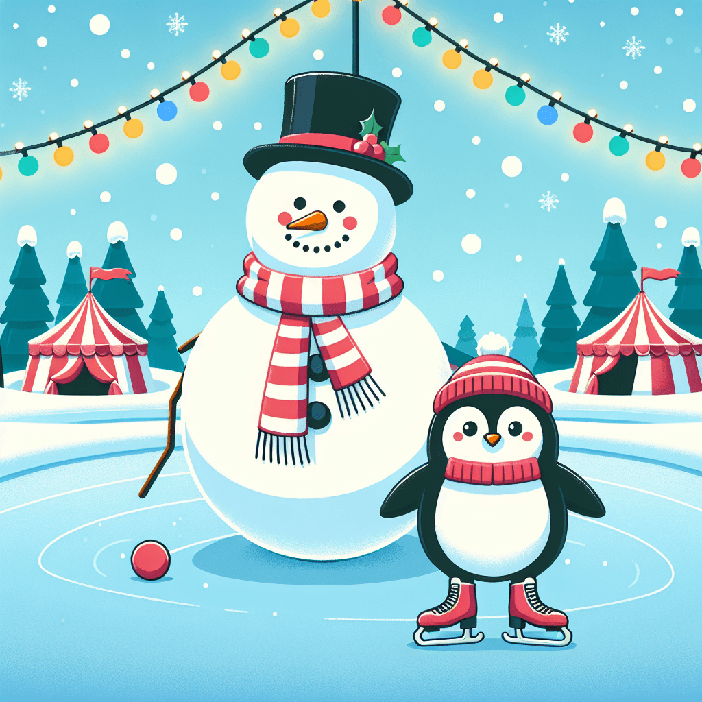 Winter Wonderland Carnival Paint By Numbers Art