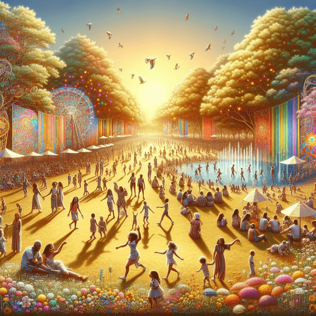 Radiant Summer Festival Painting By Numbers Kit