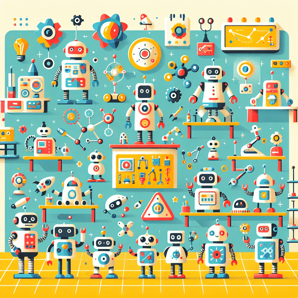 Robotic Innovator's Lab Numbered Painting Kits