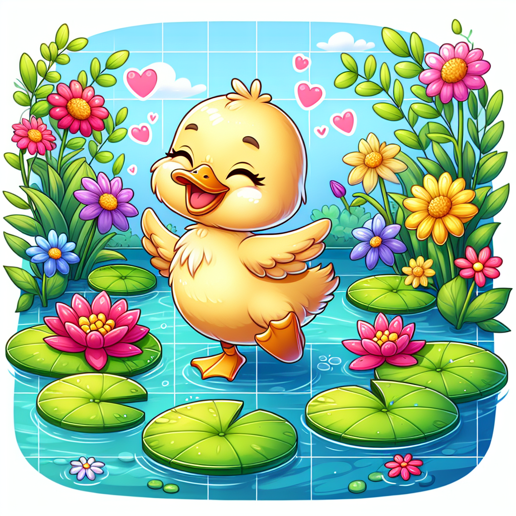 Doodle Duckling Paint By Number